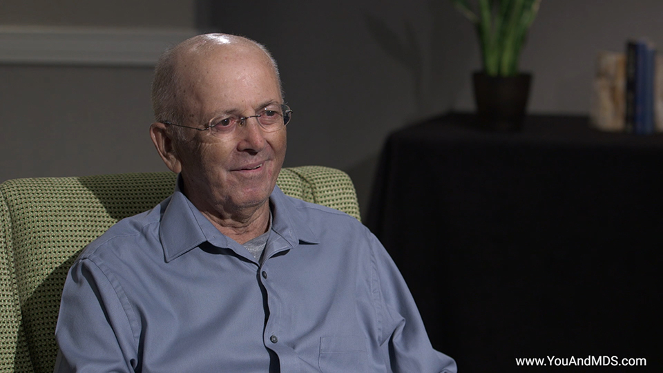Bill’s story: What advice do you have for other patients on their journey with MDS-related anemia?