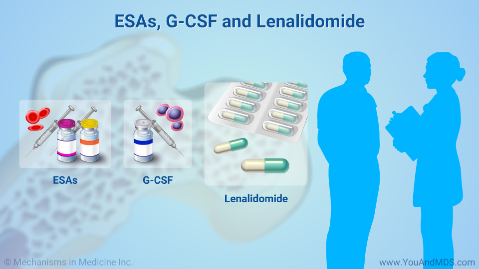 Erythropoiesis stimulating agents (ESAs) and G-CSF