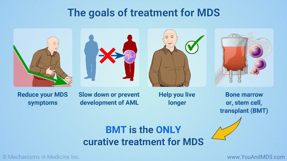 The main treatments for MDS