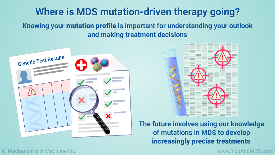 Where is MDS mutation-driven therapy going?